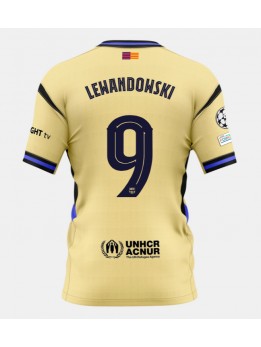 Barcelona Robert Lewandowski #9 Replika Borta Kläder 2025-26 Kortärmad